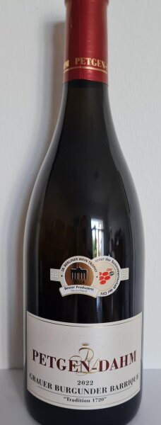Grauer Burgunder Barrique "Tradition 1720"