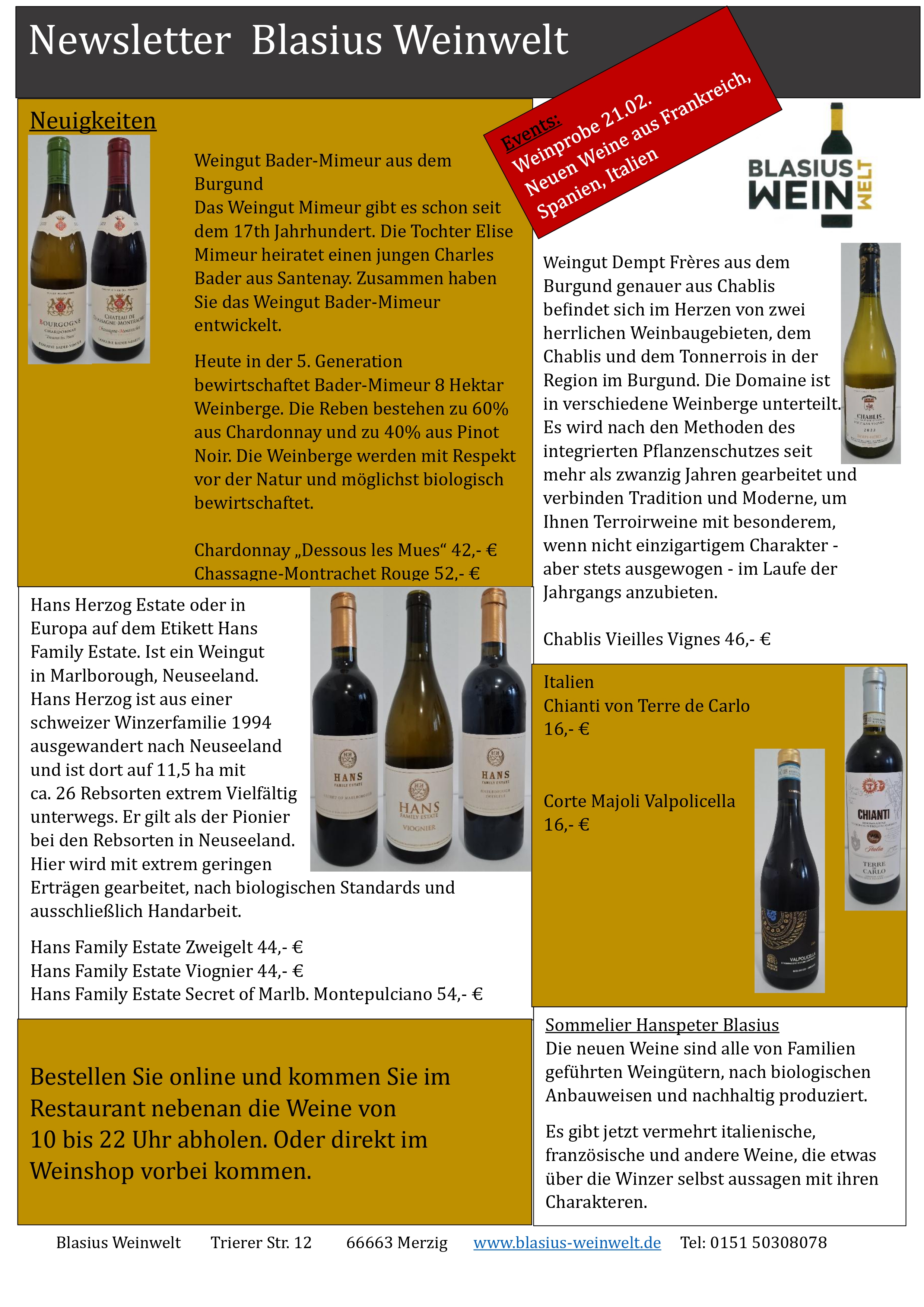 Newsletter Januar 26